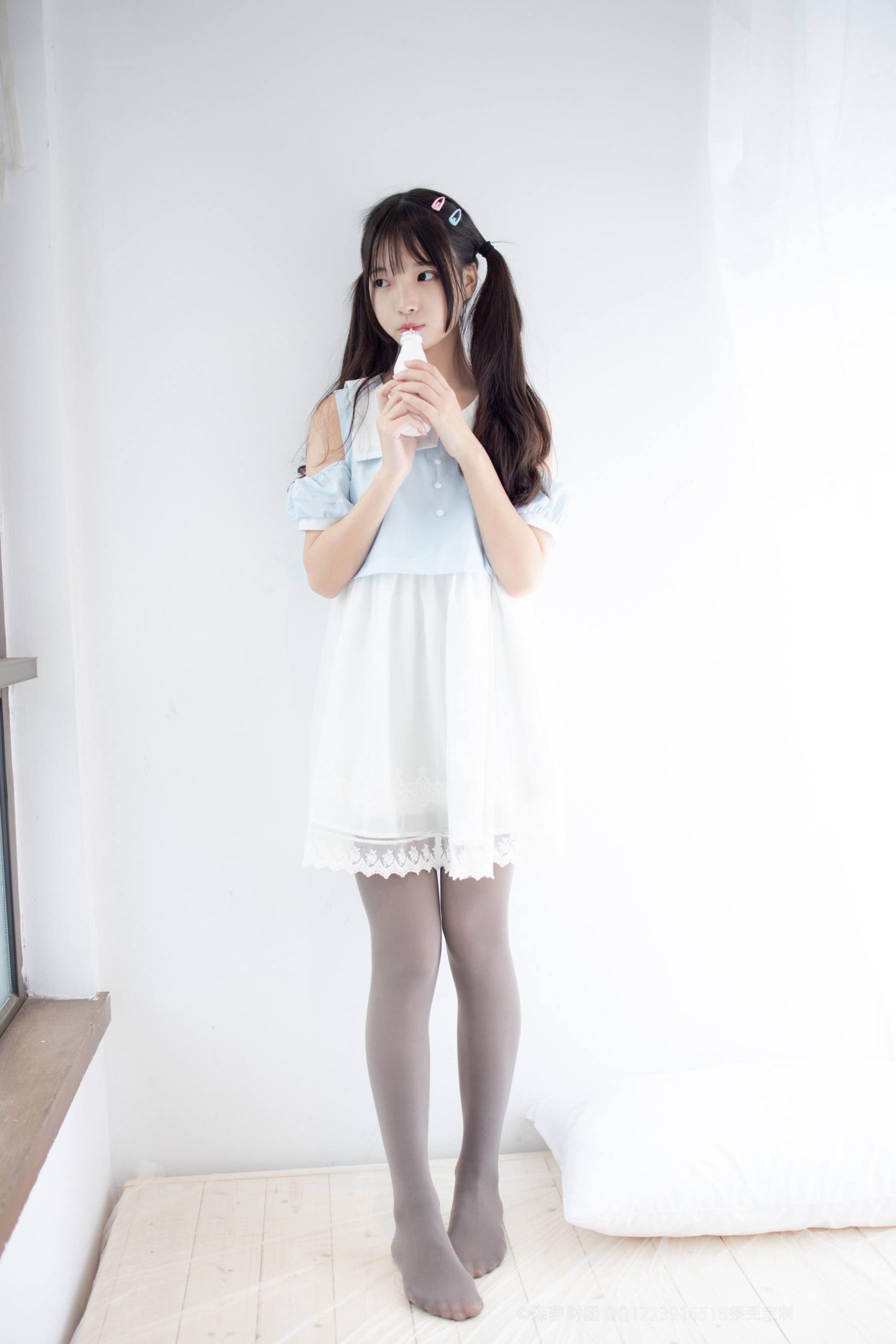 图片[6]-超级甜美的灰丝小姑娘【86P】20005-清野图库