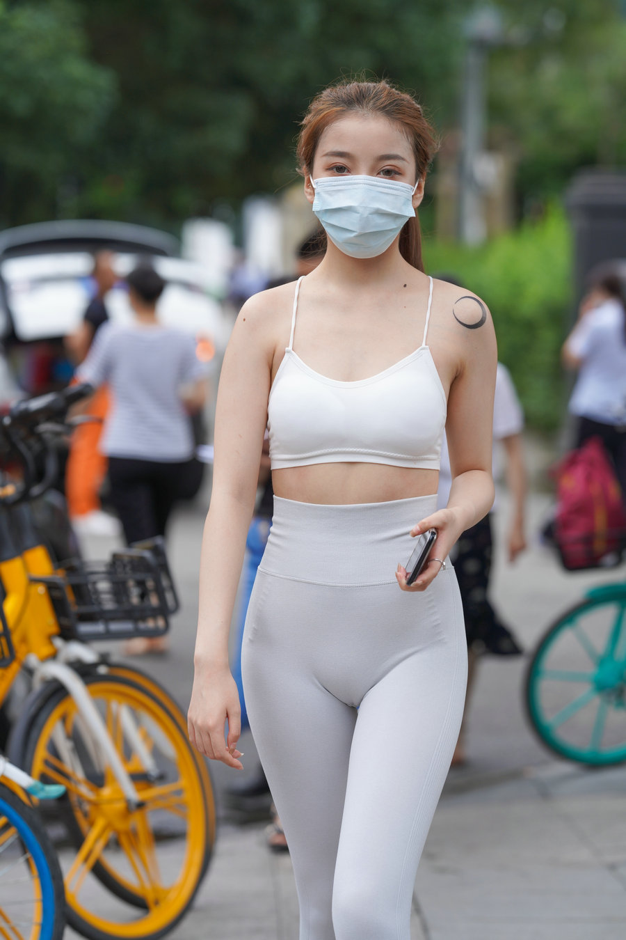 图片[2]-灰色瑜伽裤女孩 J1323 723P4V-17.9GB-清野图库