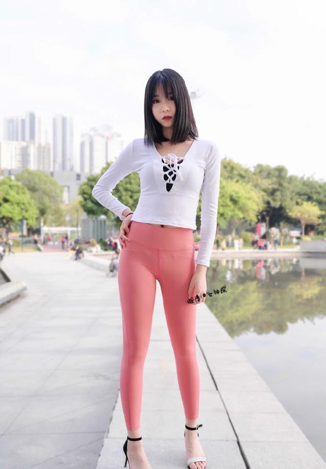 图片[2]-粉色瑜伽裤年轻女孩 J1311 417P17V-14.9GB-清野图库