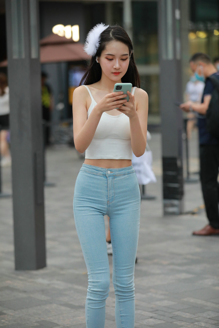 图片[3]-非常漂亮的牛仔裤女孩 J2144 98P1V-1.92GB-清野图库