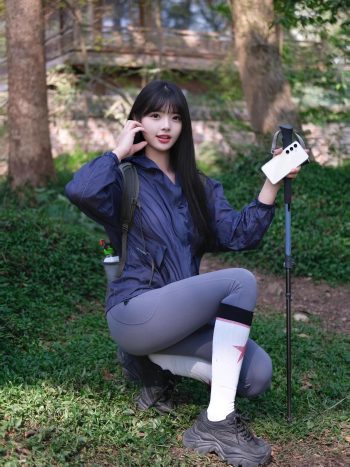 图片[6]-爱爬山的瑜伽裤MM，太甜美了！~-清野图库