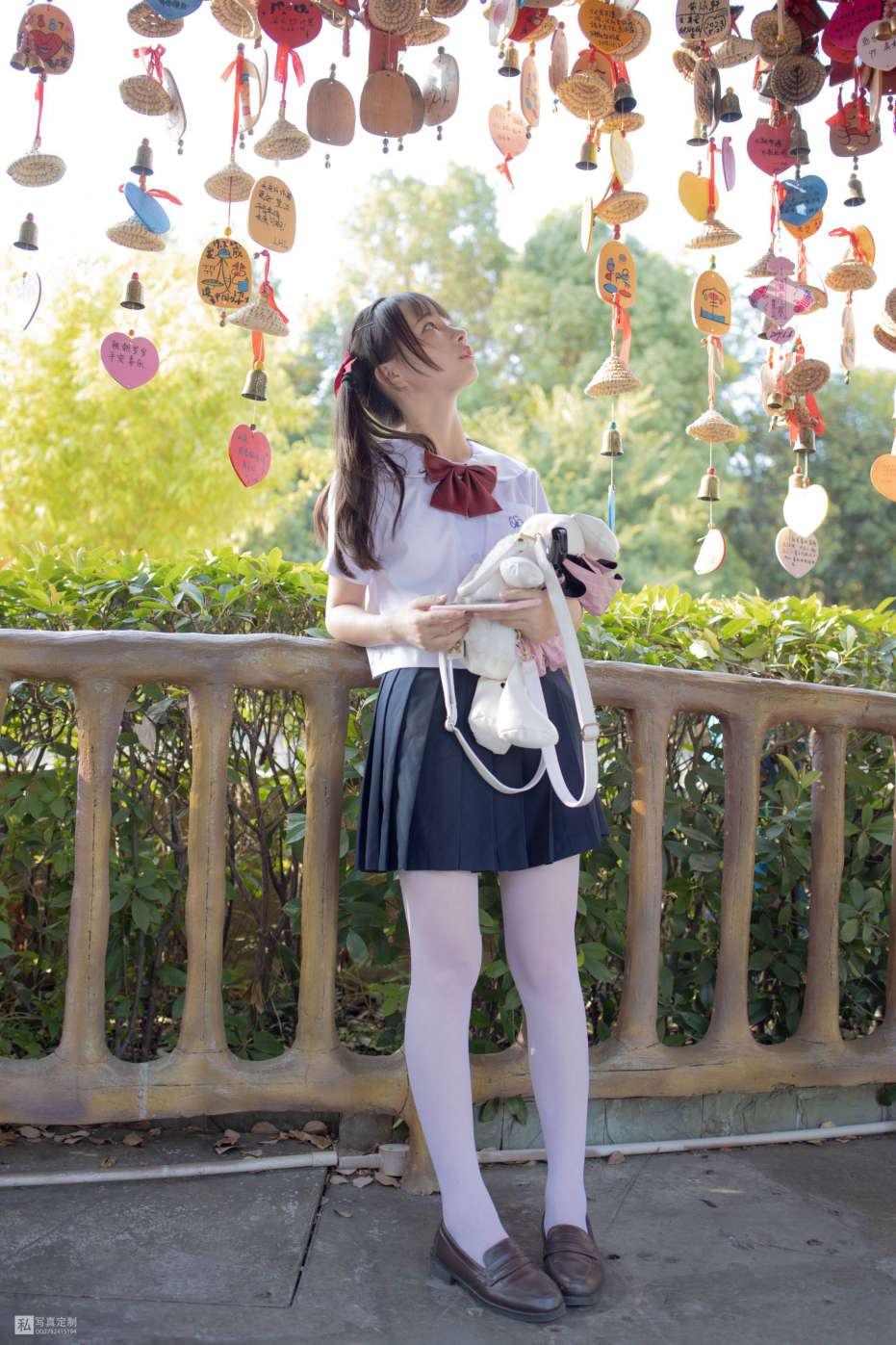 图片[5]-眼神好清澈的双马尾白丝女孩【75P】20019-清野图库